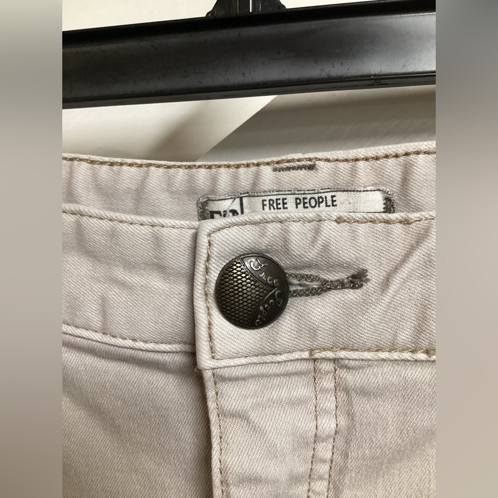 Free People High Rise Busted Knee Jeans - Picture 4 of 5